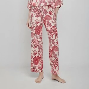 P&aacute;ntalon largo pijama estampado algod&oacute;n-modal