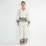Camisa pijama mujer viscosa estampada