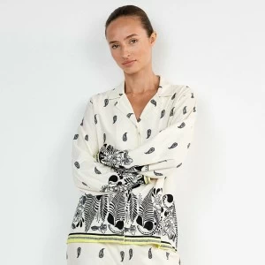 Camisa pijama mujer viscosa estampada
