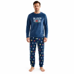 Pijama hombre tejido suave videojuegos