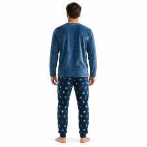 Pijama hombre tejido suave videojuegos