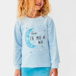 Pijama infantil tundosado luna