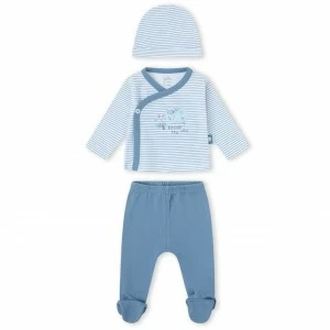 Conjunto beb&eacute; manga larga con gorrito