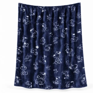 Manta estampada coralina Snoopy