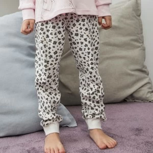 Pijama ni&ntilde;a algod&oacute;n manga larga color rosa