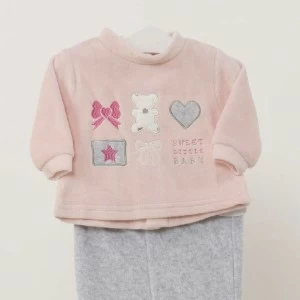 Pijama beb&eacute; tundosado con jersey y polaina