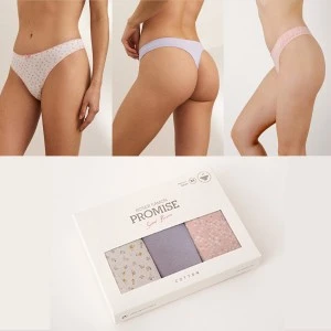 Tanga mujer fantasia algod&oacute;n pack x3 expo 12