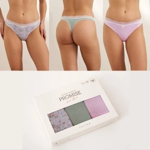 Tanga mujer fantasia algod&oacute;n pack x3 expo 12