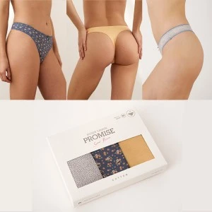 Tanga mujer fantasia algod&oacute;n pack x3 expo 12