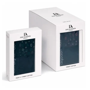 Boxer hombre pack x2 1 fantasia + 1 liso