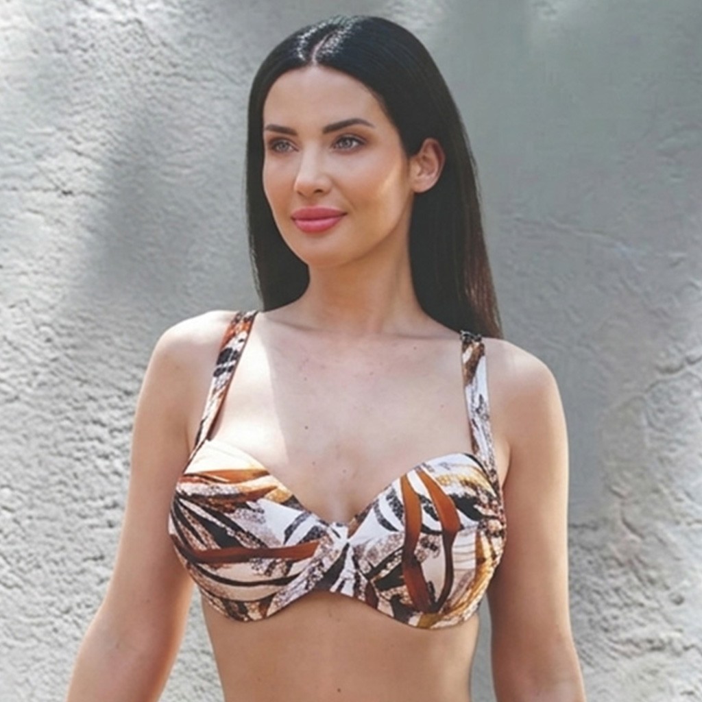 Sujetador capacidad ba&ntilde;o mujer estampado