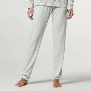 Pijama largo mujer cuello botones