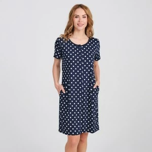 Camisola mujer abotonada con lunares