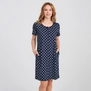 Camisola mujer abotonada con lunares
