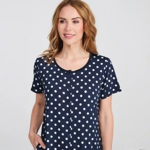 Camisola mujer abotonada con lunares