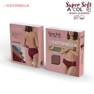Braga midi mujer Soft colors modal-algodon 