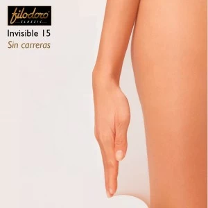 Panty sin carrerras invisible 15 ultrafino 