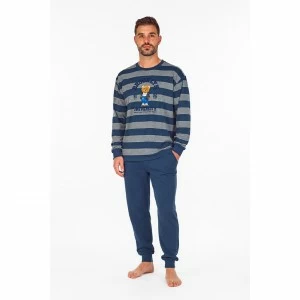Pijama hombre manga larga rayas