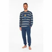 Pijama hombre manga larga rayas