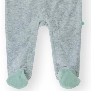 Pelele pijama bebe manga larga tundosado le&oacute;n