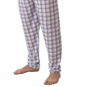 Pijama verano de hombre de manga larga y bolsillo