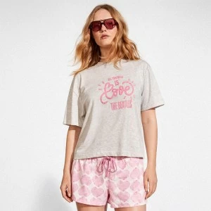 Pijama corto mujer Love The Beatles