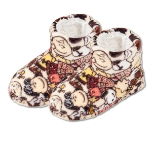 Zapatilla bota coralina mujer estampada