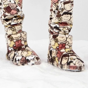 Zapatilla bota coralina mujer estampada