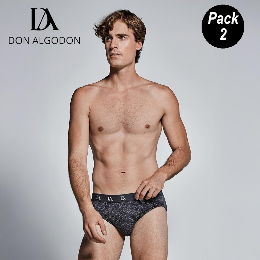 Slp algodón estampado DA + liso goma vista logo