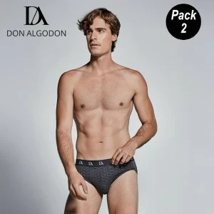 Slp algod&oacute;n estampado DA + liso goma vista logo