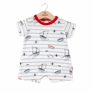 Pelele beb&eacute; estampado marinero
