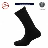 Calcet&iacute;n hombre lambswool con pu&ntilde;o antipress