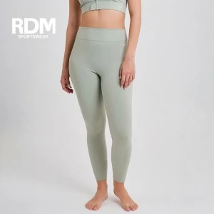 Leggins largo sport microfibra cintura alta verde