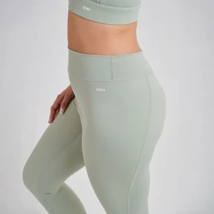 Leggins largo sport microfibra cintura alta verde