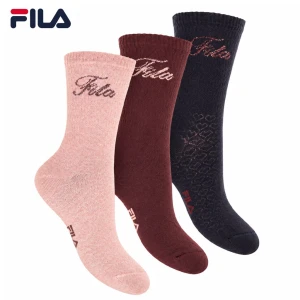 Calcetin mujer moda en pack de 3 surtido con logo
