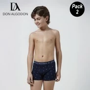Boxer infantil goma vista pack 2