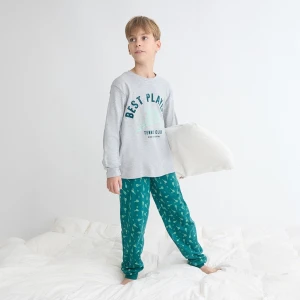 Pijama largo ni&ntilde;o estampado tenis