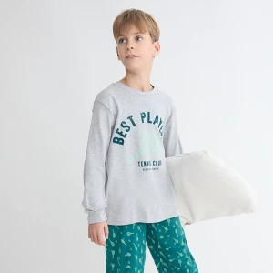 Pijama largo ni&ntilde;o estampado tenis