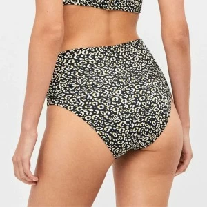 Braga alta ba&ntilde;o mujer fruncida estampada