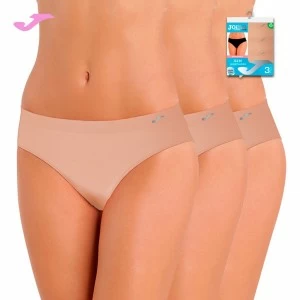 Braga bikini mujer sin costuras microfibra pack x3