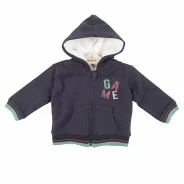 Sudadera beb&eacute; abierta con capucha