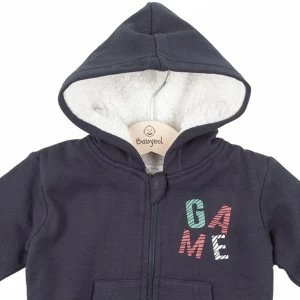 Sudadera beb&eacute; abierta con capucha