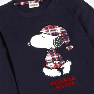 Pijama ni&ntilde;o punto algod&oacute;n Snoopy