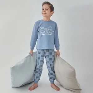 Pijama largo ni&ntilde;o fantas&iacute;a algod&oacute;n
