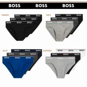 Slip hombre x3 algod&oacute;n el&aacute;stico goma vista