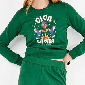 Pijama mujer manga larga "Viva la vida"