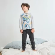 Pijama largo infantil algod&oacute;n