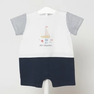 Pelele beb&eacute; manga corta dise&ntilde;o marinero