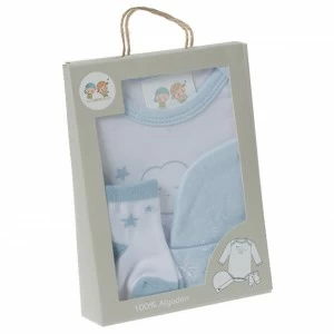 Set regalo bebe con body, calcetines y gorrito