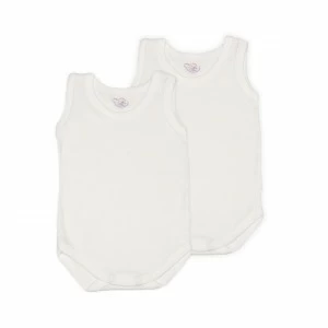 Body bebe pack 2 liso tirante sport algodon